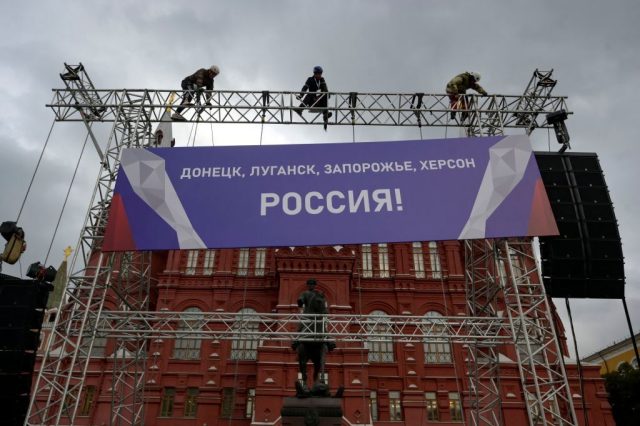 Confirma Putin anexión de cuatro regiones de Ucrania a Rusia