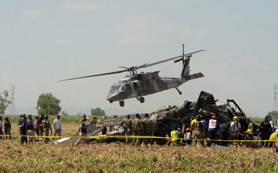 Helicóptero usado en operativo Caro Quintero cayó por falta de combustible