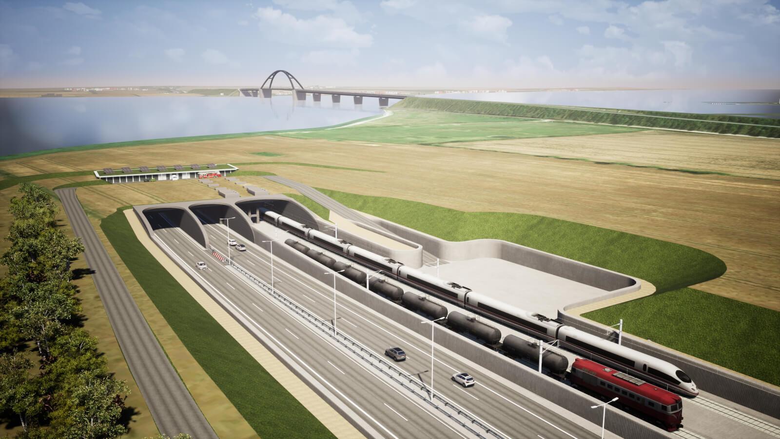 Construcción del túnel sumergido más largo del mundo avanza entre Dinamarca y Alemania