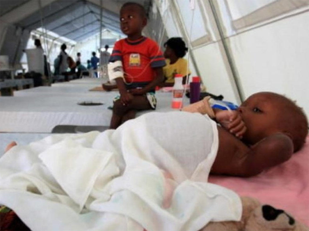 Cólera se extiende a ocho departamentos de Haití