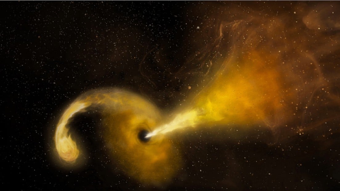 Inédito: Descubren un agujero negro «eructando» una estrella que devoró hace años