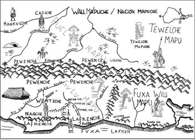 Especial: 30 años de la wenufoye, la bandera mapuche que flamea en ...