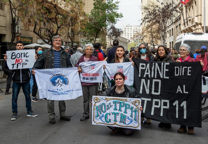 Movimiento por el Agua y los Territorios (MAT): «Los Territorios No Ratificamos el TPP11»