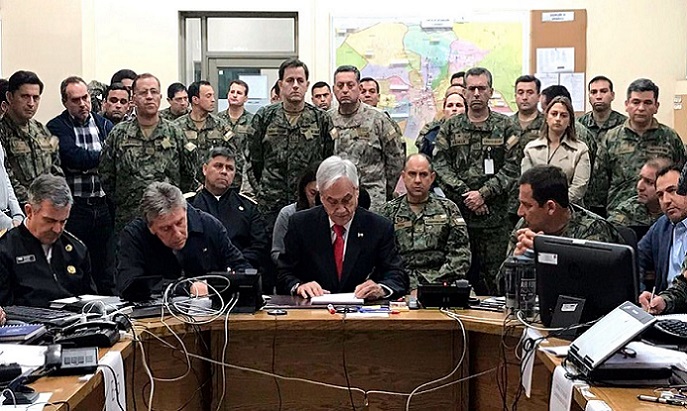 A tres años de la rebelión popular en Chile: La guerra interna que declaró Sebastián Piñera