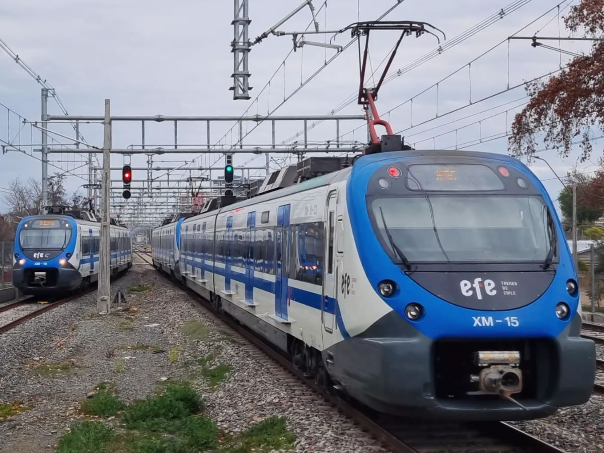 Servicio Nos-Estación Central estrenó 6 nuevos trenes: «Es un modelo que quisiéramos ver en otras ciudades del país», afirmó el ministro de Transportes