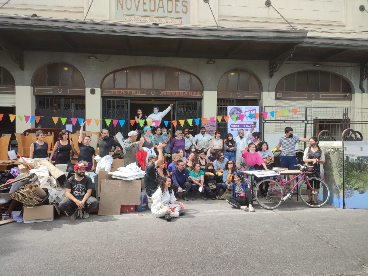 Vecinas y vecinos del Barrio Yungay invitan a la inauguración del Teatro Comunitario Novedades
