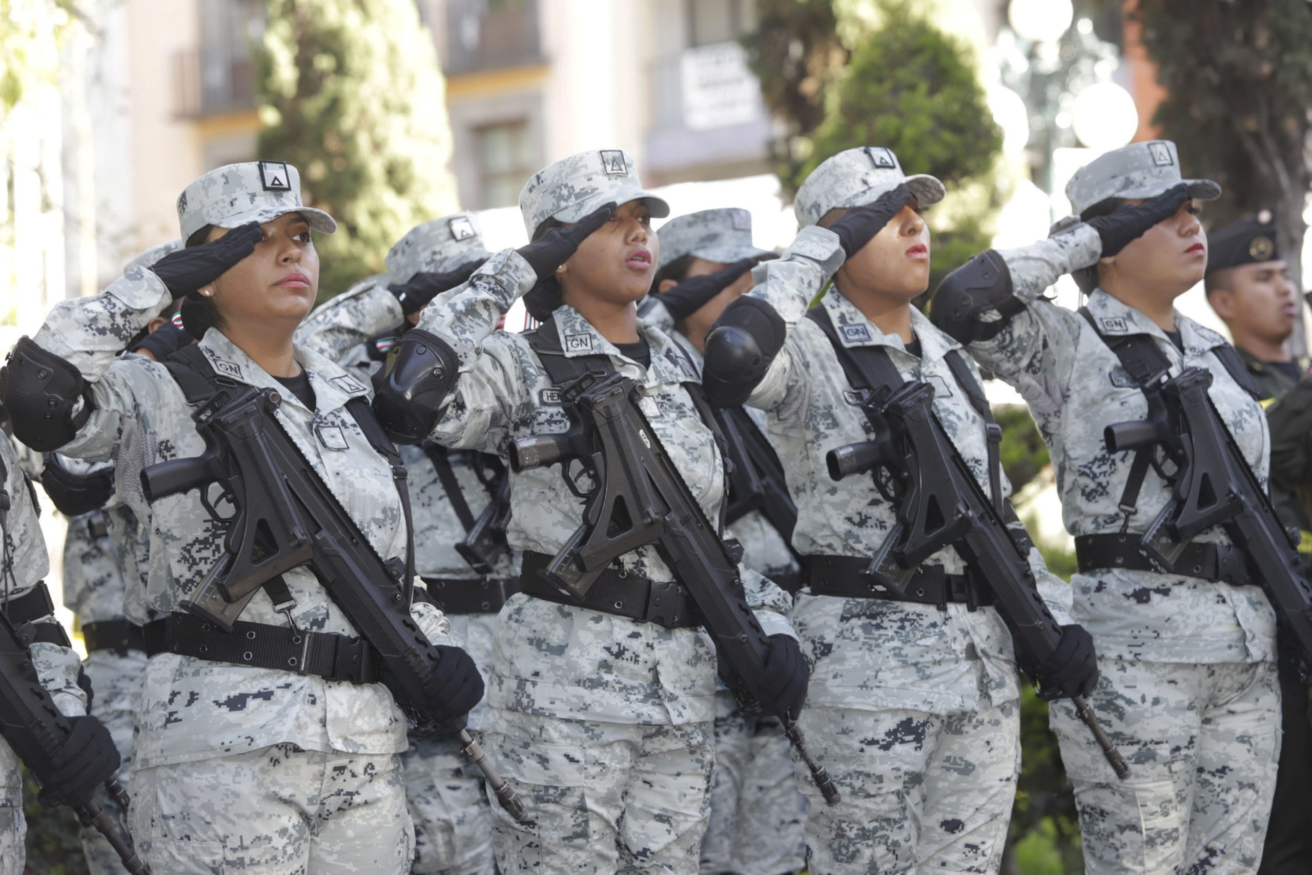 Aumentó 64% la cifra de elementos de la Guardia Nacional en Puebla
