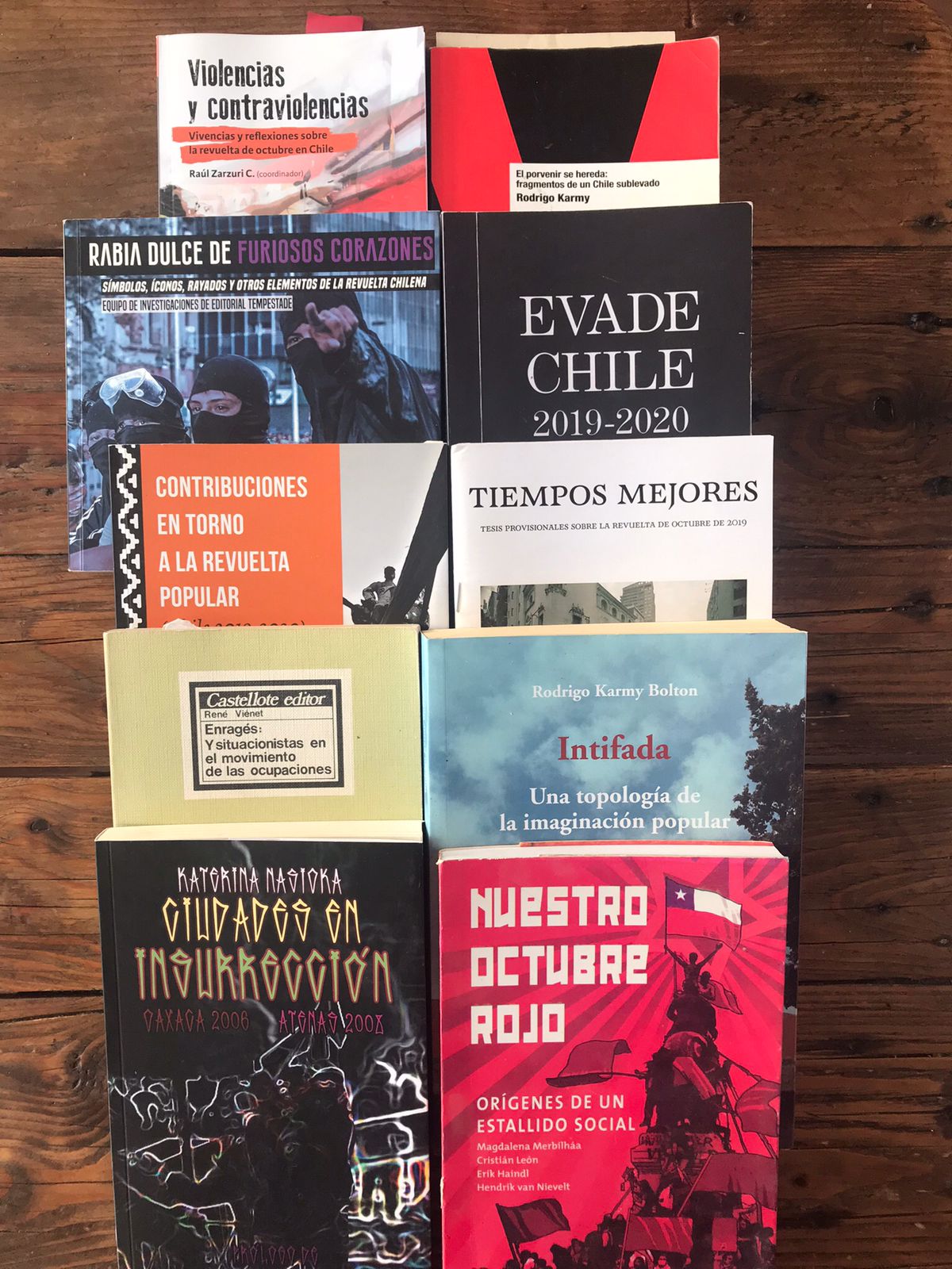 El ‘estallido’ en la literatura