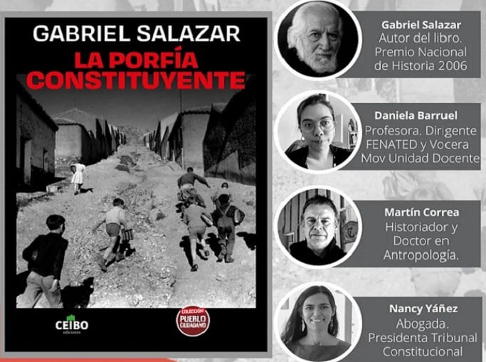 “La Porfía Constituyente”: Hoy es el lanzamiento del nuevo libro de Gabriel Salazar
