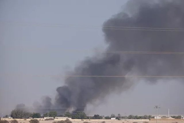 Qatar: Incendio cerca del estadio de Lusail donde juega México contra Argentina