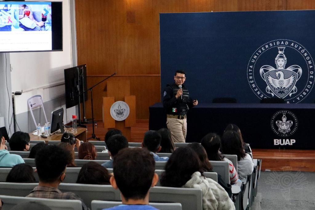 SSP y BUAP imparten a estudiantes capacitación de seguridad