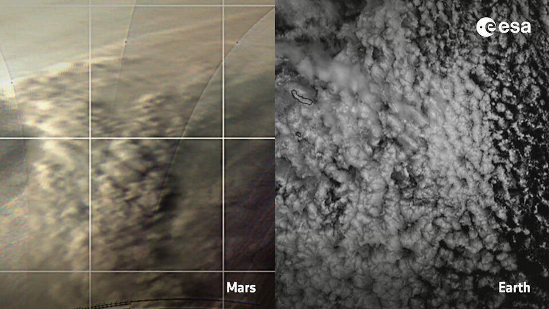 Descubren similitud de fenómenos en las atmósferas de la Tierra y Marte