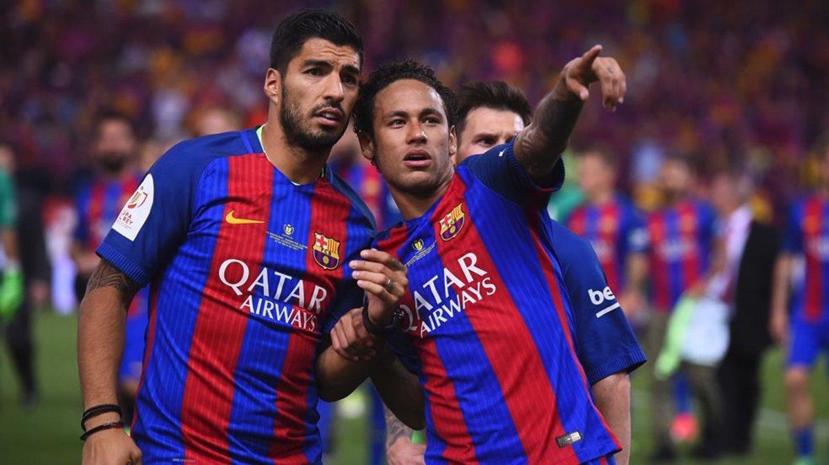 suárez y neymar