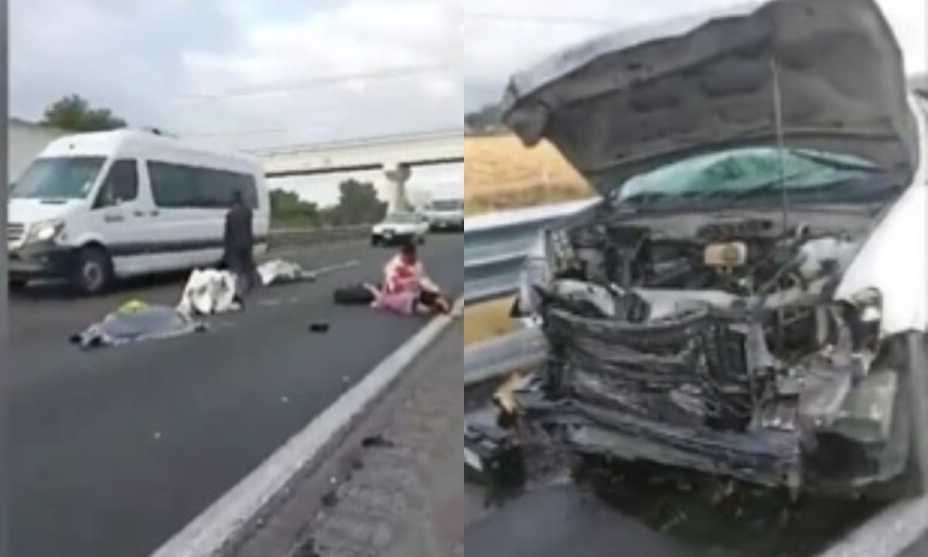 Tráiler impacta una camioneta en la Puebla-Córdoba y deja cuatro muertos