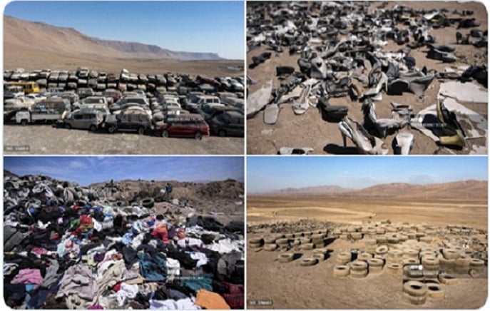 Chile vergüenza internacional: Desierto de Atacama, mega basural de la chatarrería mundial