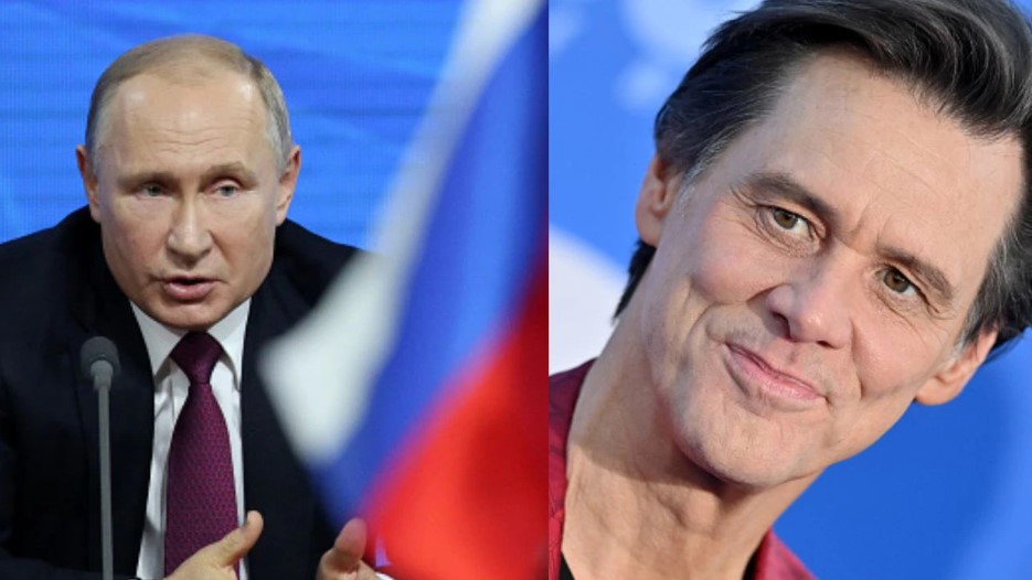 Putin y Jim Carrey