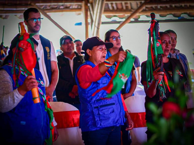 Comunidades indígenas celebran anuncios de cese al fuego del ELN en Cauca