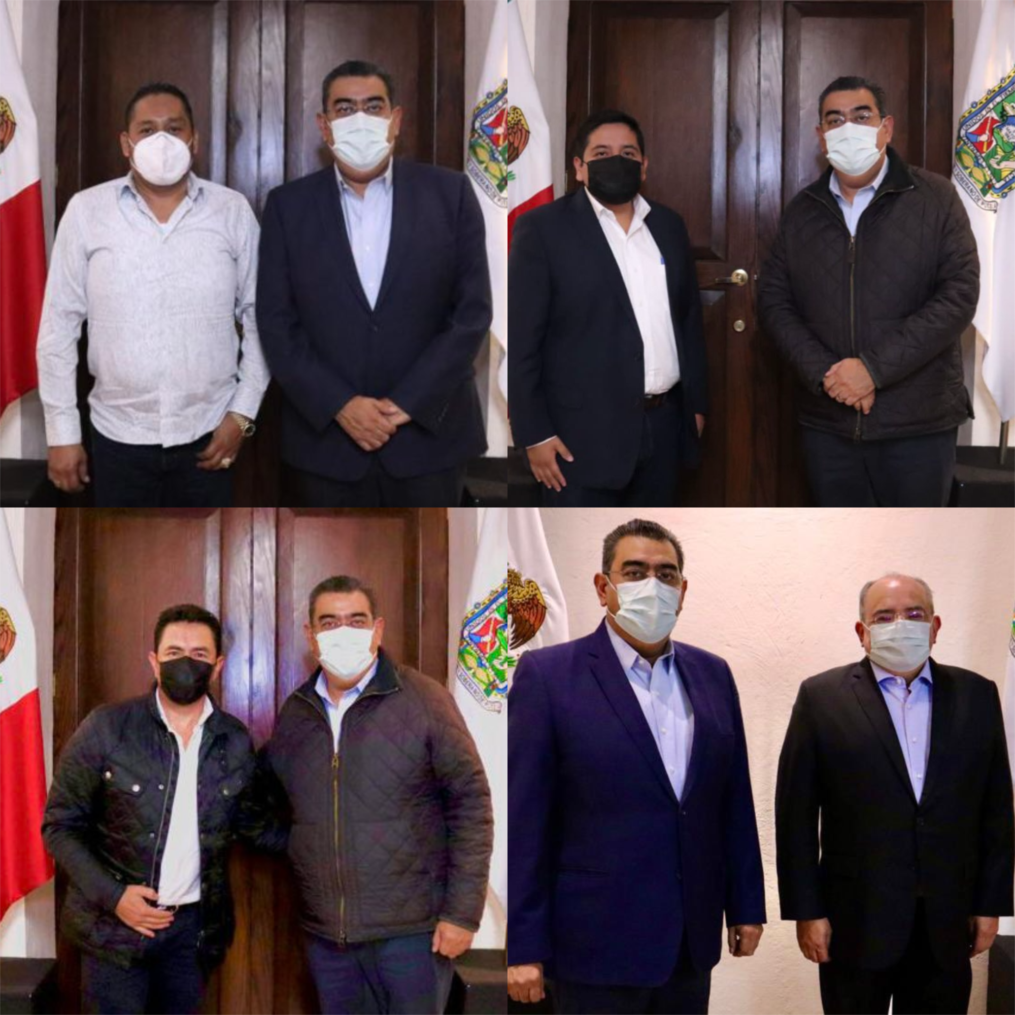Gobernador se reúne con cinco alcaldes en Casa Aguayo
