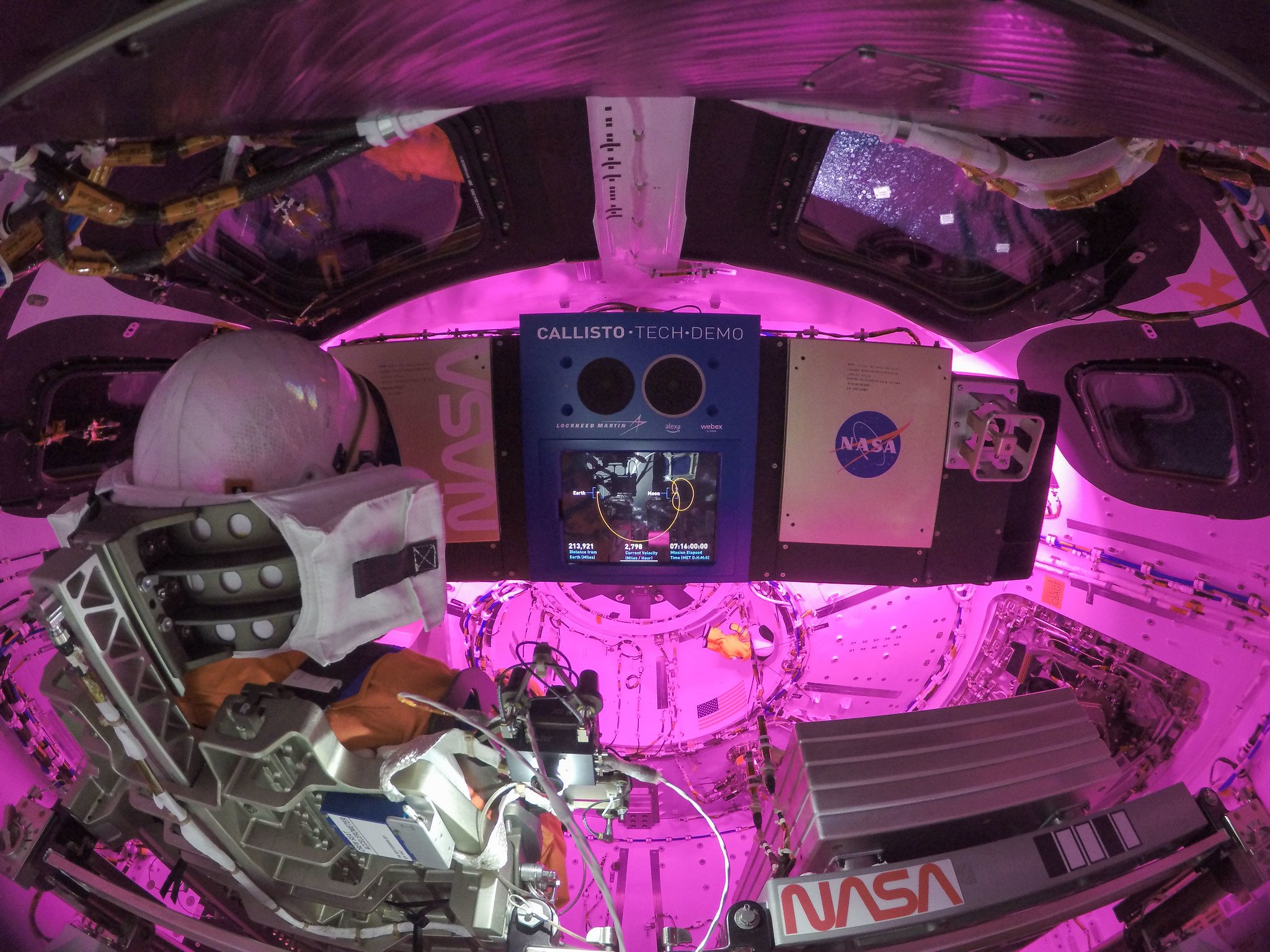NASA prueba el ‘modo fiesta’ de la cápsula Orión