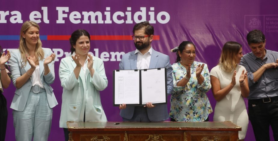 En nombre de Antonia Barra y tantas más: Gobierno promulga ley que tipifica el suicidio femicida durante el Día Nacional Contra el Femicidio