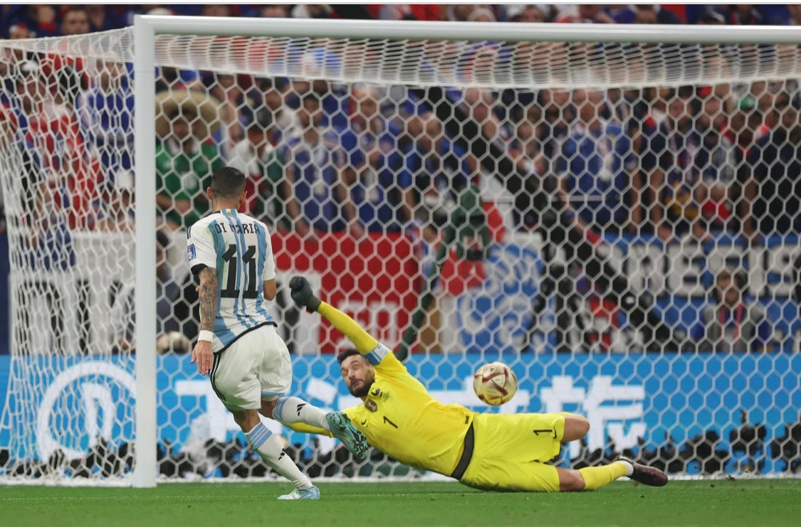 Argentina 2 – Francia 0: Mira los goles de Messi y Di María en el primer tiempo de la final