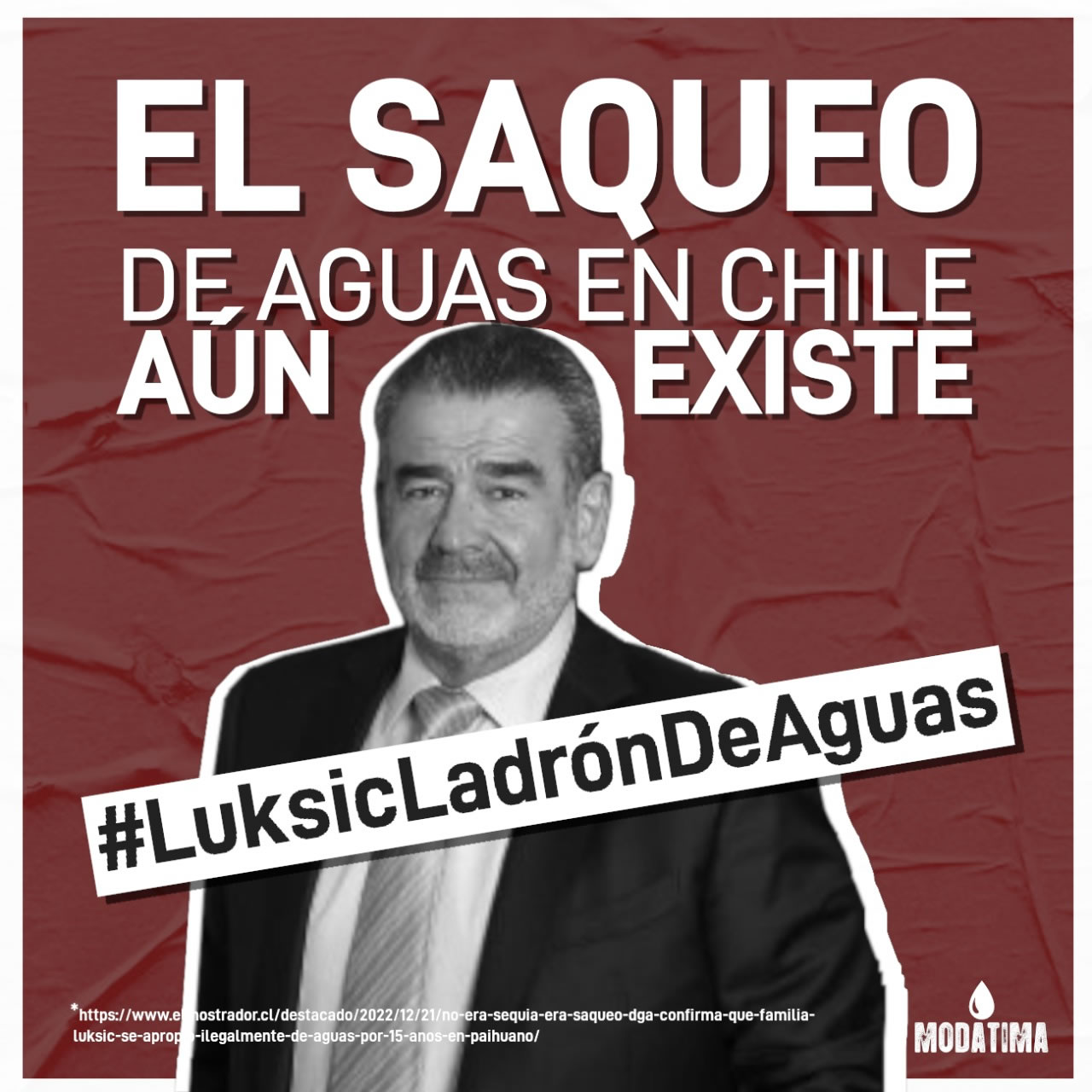 #LuksicLadrónDeAguas: Redes apuntaron con todo al magnate chileno por saqueo de agua a campesinos de Paihuano