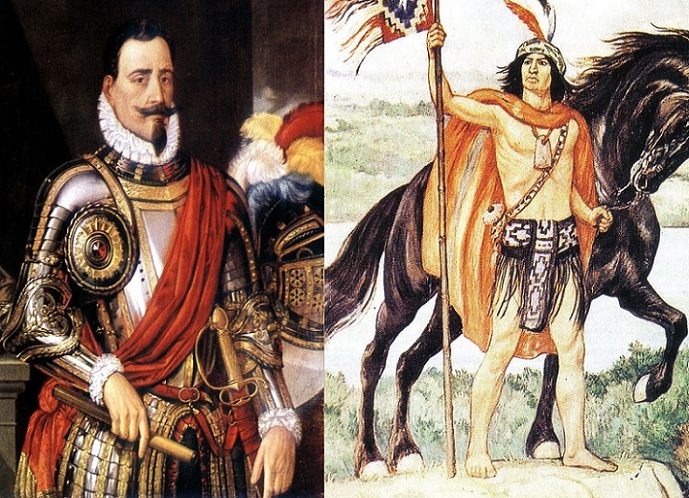 Un día como hoy la resistencia mapuche encabezada por Lautaro da muerte a Pedro de Valdivia y derrota al ejército español