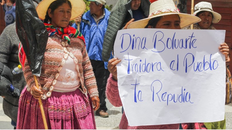 Indígenas exigen la liberación de Castillo y su restitución como presidente