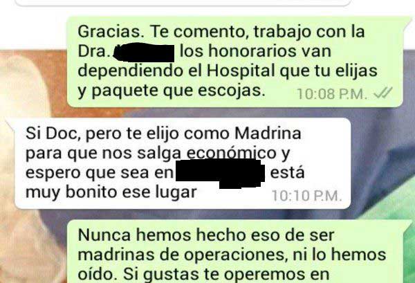 La peculiar proposición de una embarazada a una doctora que se volvió viral