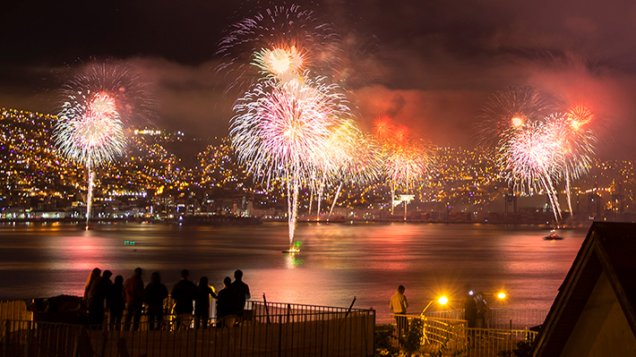 fiestas año nuevo viña del mar