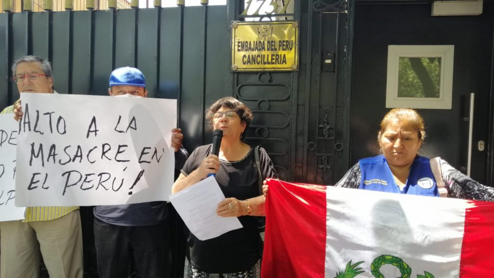 Organismos de DDHH chilenos y colectivos de migrantes exigen a Boluarte terminar con la represión y masacre en Perú