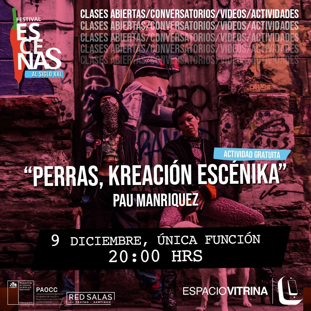 <strong>En el festival “Escena Siglo XXI”, se presenta un adelanto de “Perras, creación escénika”, de Pau Manríkez</strong>