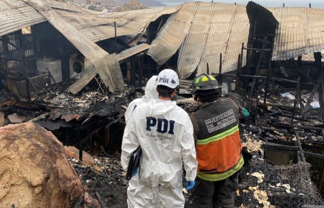 Continúa el fuego: Incendio en Coquimbo dejó un fallecido