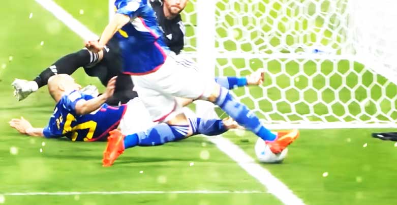 Crece controversia por el polémico gol de Japón con el que venció a España | VIDEO