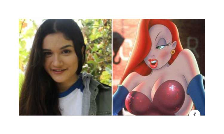 Tiktoker modifica su cuerpo para disfrazarse de Jessica Rabbit y el efecto es notable