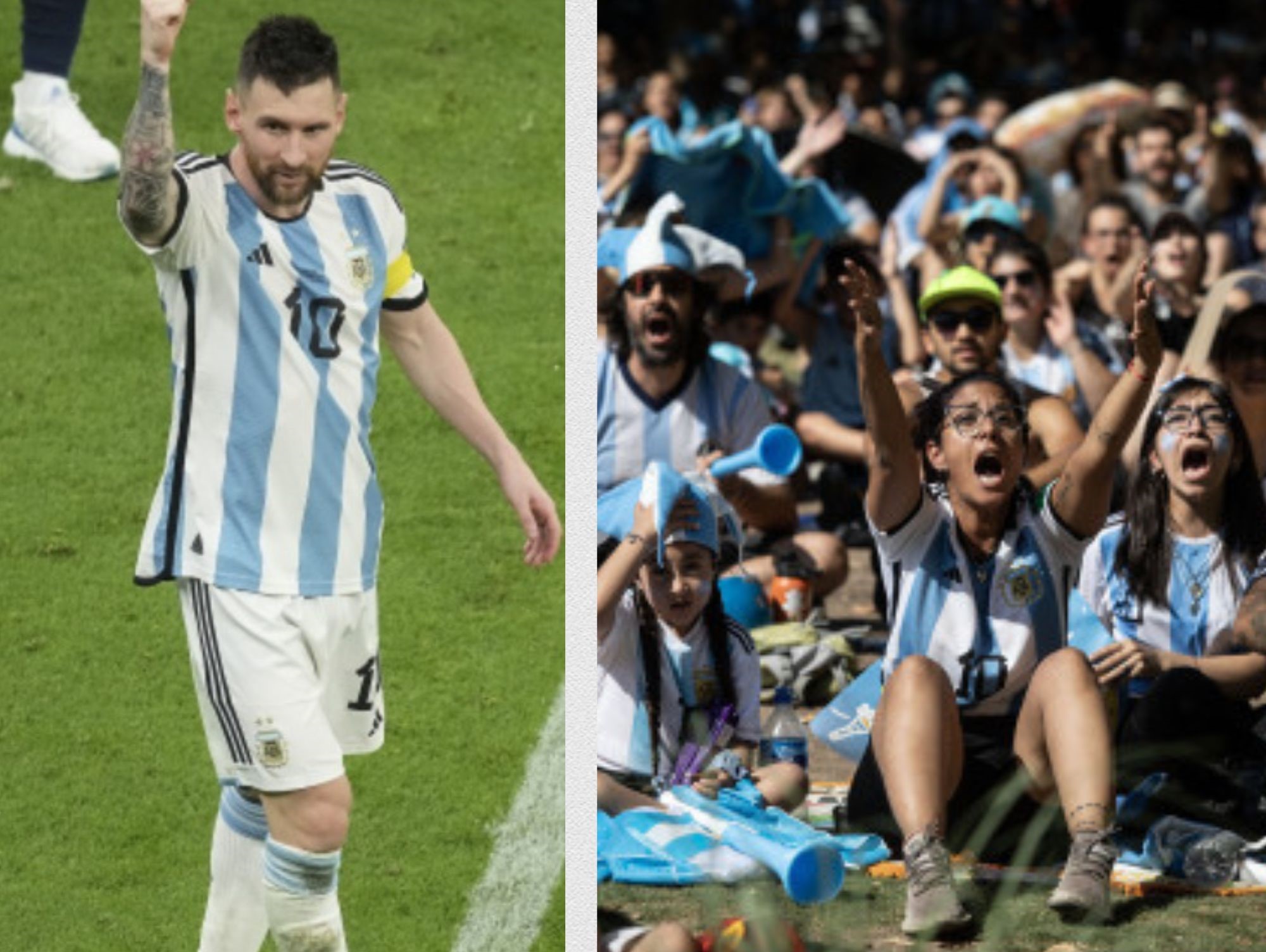 Aficionados agotan la playera «10» de Messi de Argentina