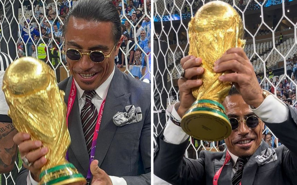 FIFA indaga acceso ilegal del chef Salt Bae al trofeo de la Copa del Mundo