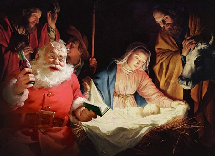 Papá Noel o el Viejo Pascual, la figura del consumismo que desplazó al nacimiento de Jesús