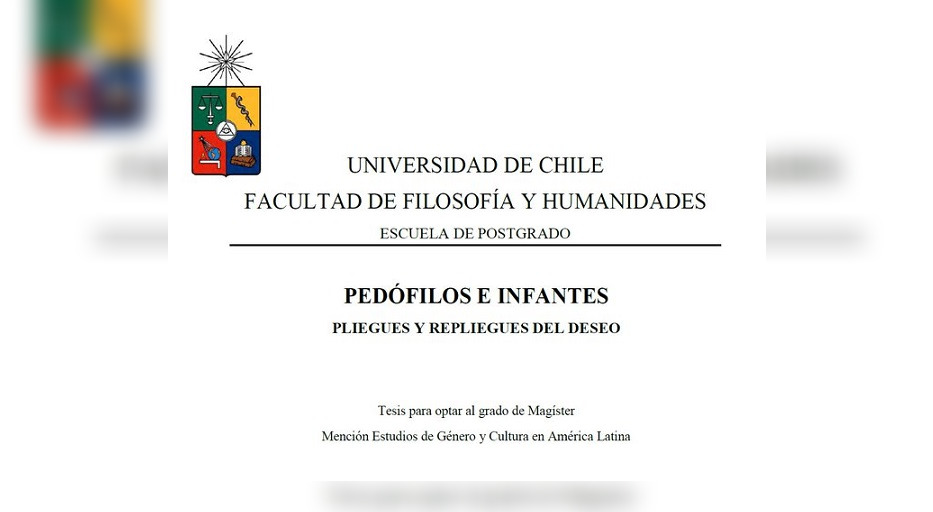 Académicas de la U. de Chile repudiaron tesis sobre pedagogía y pedofilia: «Son discursos que se vinculan potencialmente a delitos que vulneran derechos»