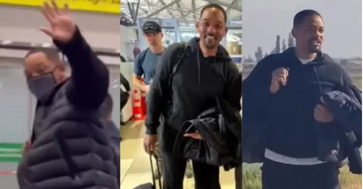 ¡Will Smith en Chile! el actor posó y sonrió con fanáticos en aeropuertos