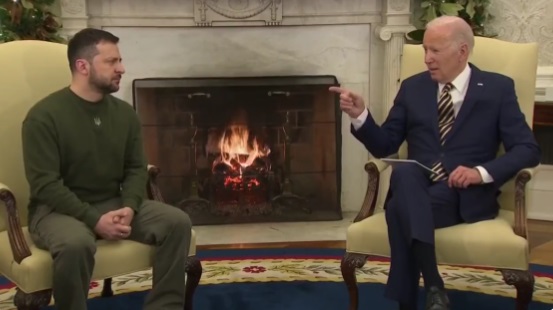 Biden recibe a Zelenski en la Casa Blanca