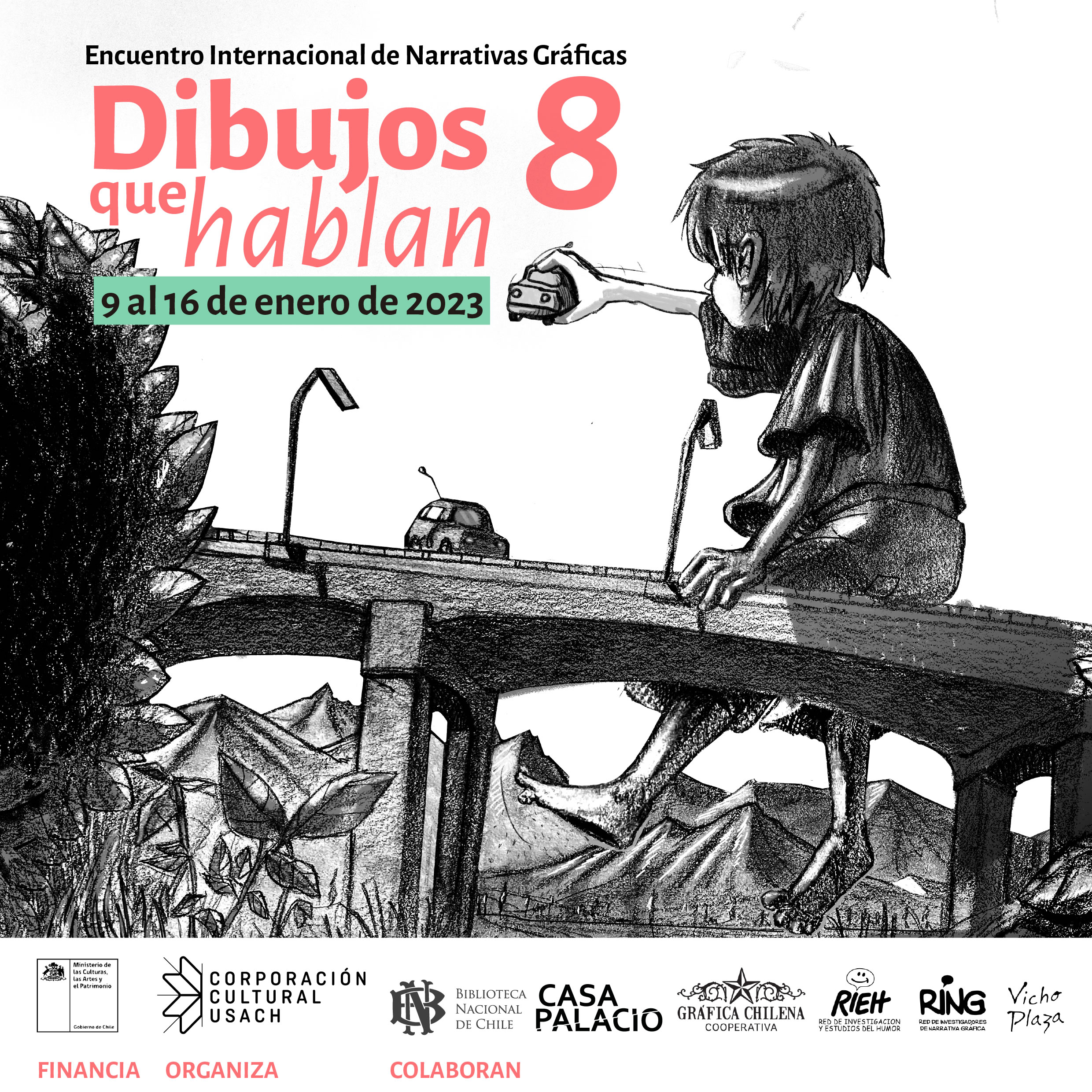 Dibujos que hablan: Invitan al 8vo encuentro internacional de narrativas gráficas en Santiago