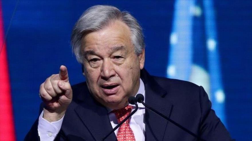 «La gran mentira»: Guterres acusa a petroleras de saber desde 1970 que su producto «estaba horneando»el planeta»