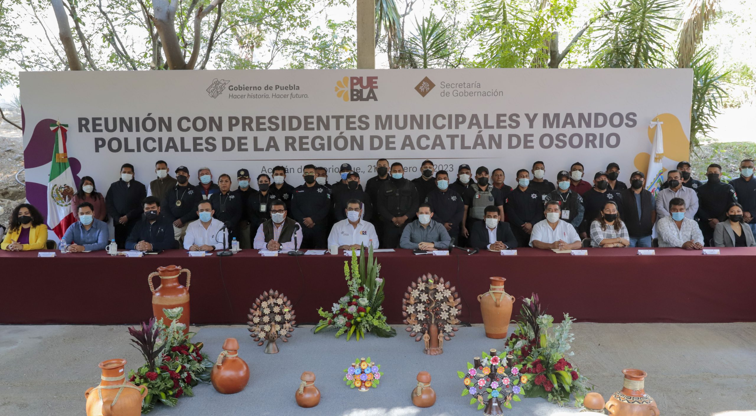 Ahora en Acatlán, llaman a ediles a redoblar esfuerzos contra la delincuencia