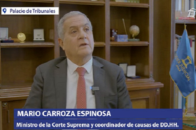 Ministro de la Suprema Mario Carroza: Hay 155 causas pendientes por violaciones a los derechos humanos periodo 73-90