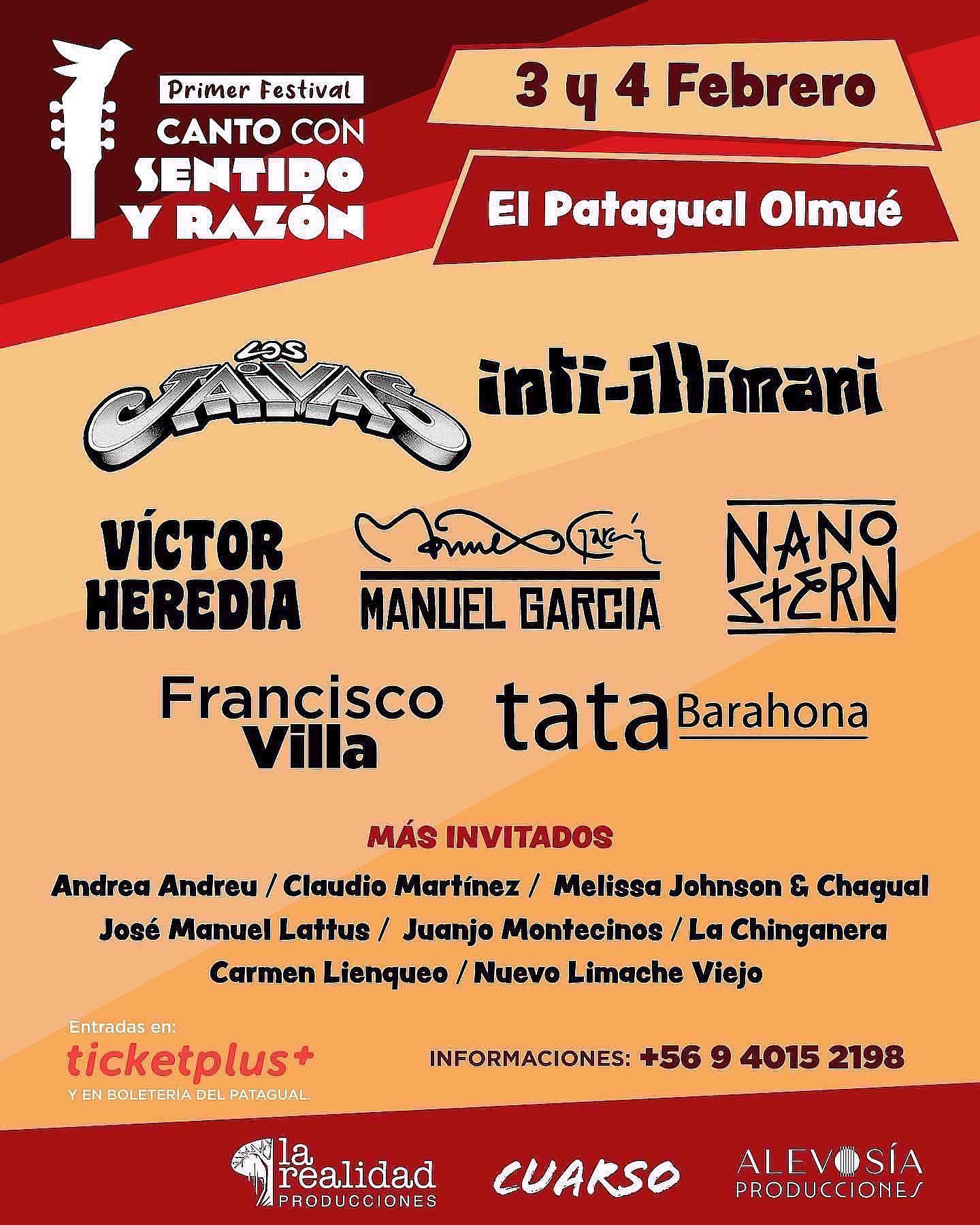 Invitan al primer festival «Canto con Sentido y Razón»: 3 y 4 de febrero en El Patagual de Olmué