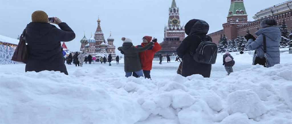 Ola de frío obliga al retorno de clases a distancia en Rusia