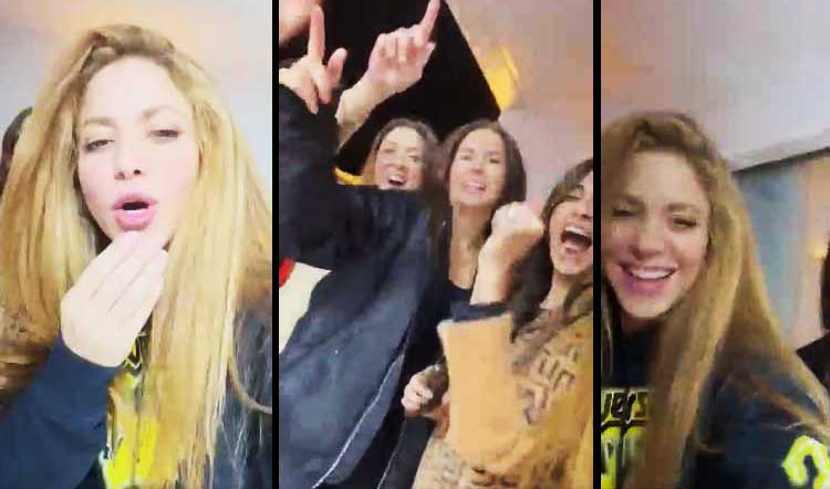 Shakira hizo “carrete” luego del éxito de la canción dedicada a Piqué