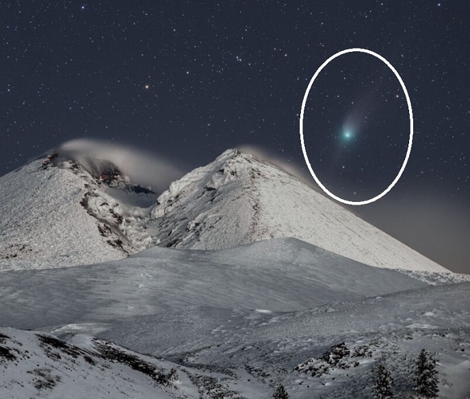 El cometa verde se acerca a la tierra y comienza a ser visible: Astro tardó 50 mil años en regresar