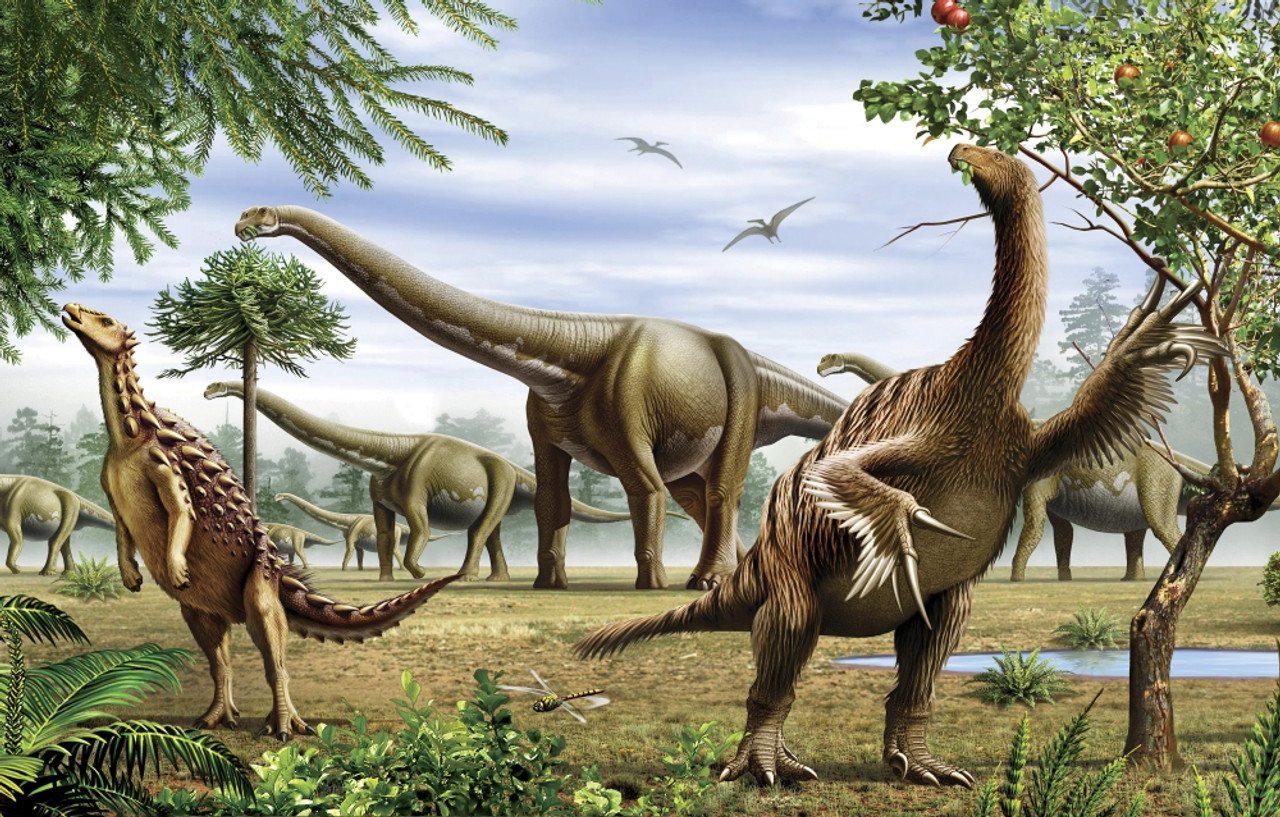 Dinosaurios «vegetarianos» diferían en su forma de comer